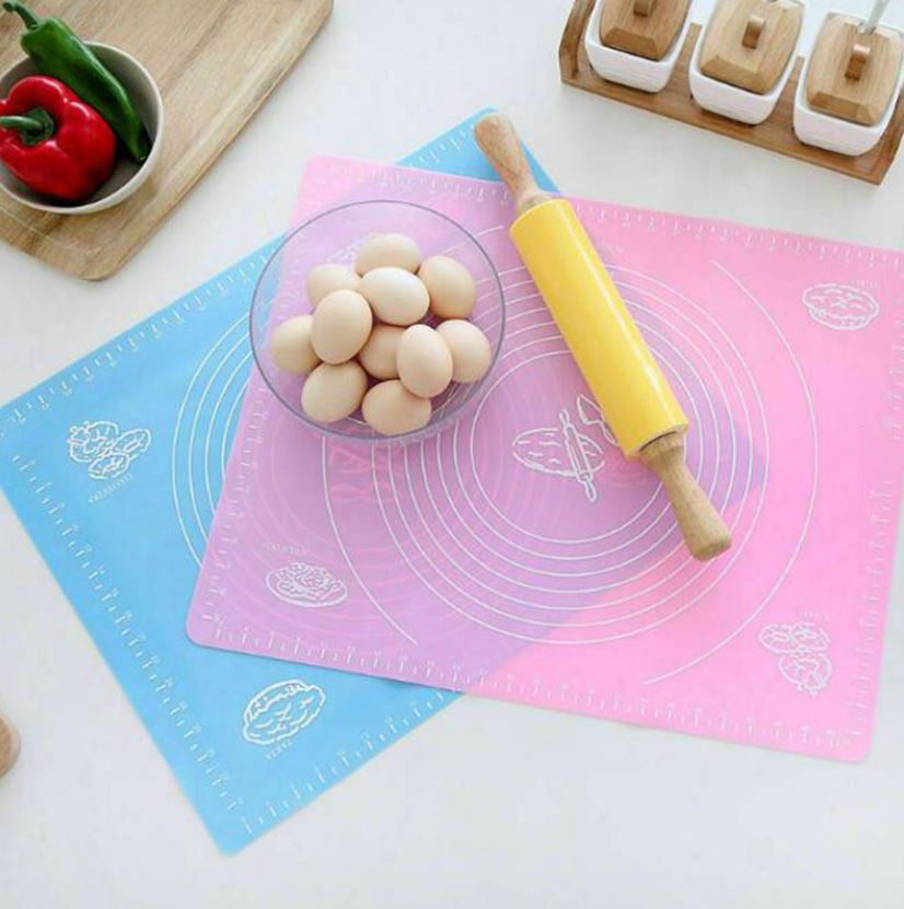 Tấm Lót, Thảm Nhào Bột Silicon Làm Bánh Chống Dính Chuyên Dụng KUNBE