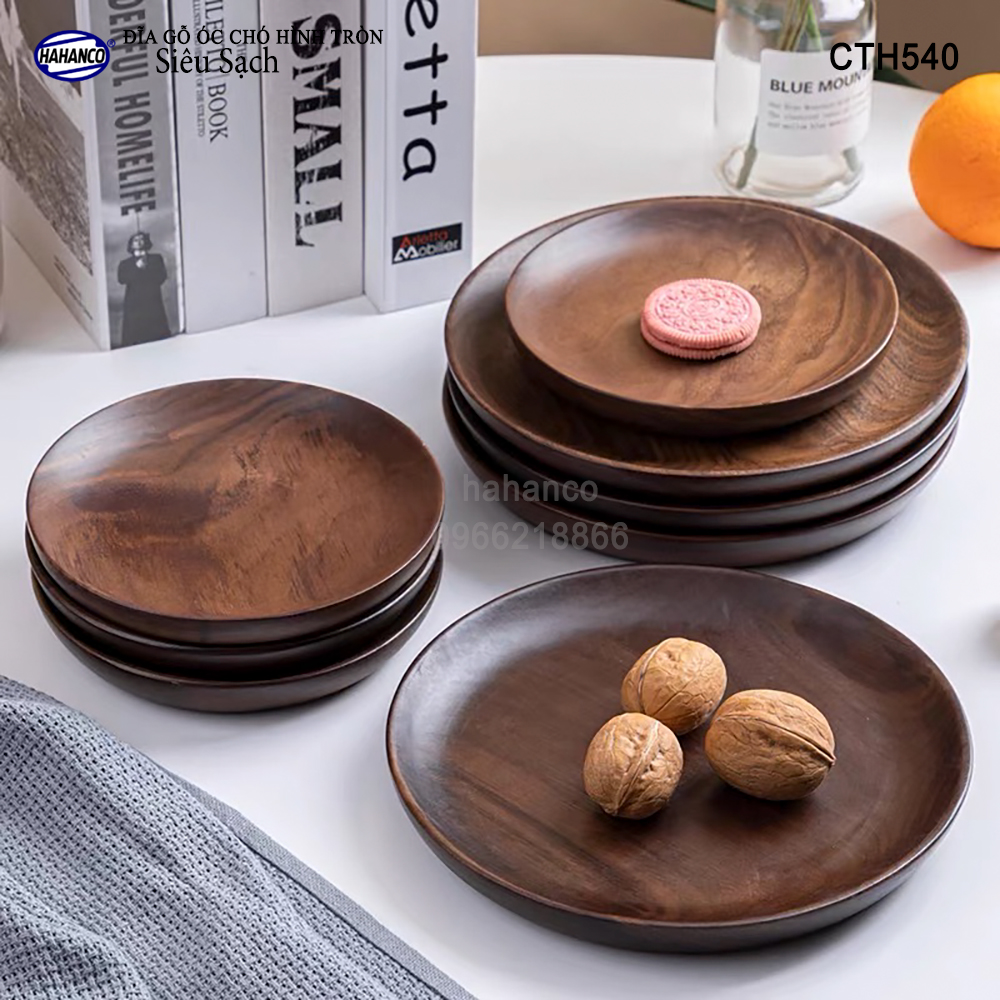 Đĩa Khay Gỗ Óc Chó (Đủ Size & Kiểu Dáng) hàng Xuất Khẩu - đựng đồ ăn/trang trí - đĩa bánh mì/trái cây/ bít tết/ pizza/ phụ kiện chụp ảnh, bày món ăn trong nhà hàng - Sang trọng trên bàn ăn