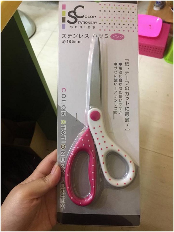 Combo 02 Kéo văn phòng không gỉ Echo Metal - Made in Japan (Giao màu ngẫu nhiên)