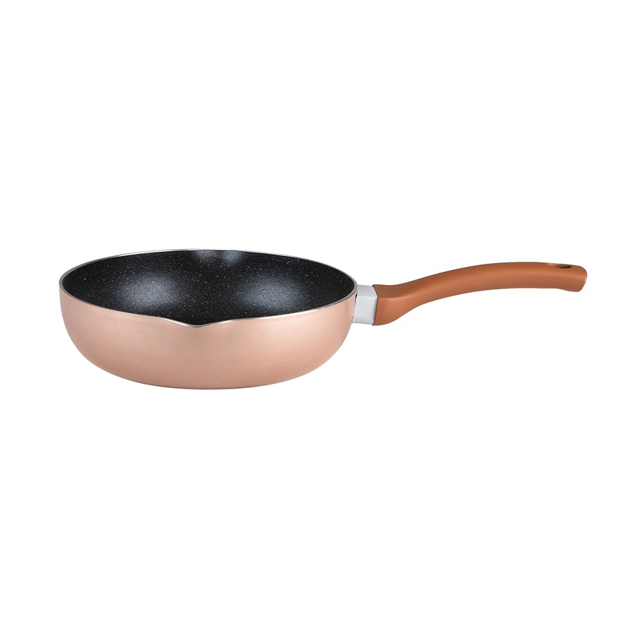 Chảo chống dính vân đá 3D EL4705OL size 20cm, 24cm, 26cm, 28cm