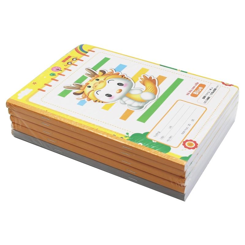 Tập Học Sinh 4 Ô Ly 200 trang 80gsm Blue - Hải Tiến 1480 (Mẫu Bao Bì Giao Ngẫu Nhiên)