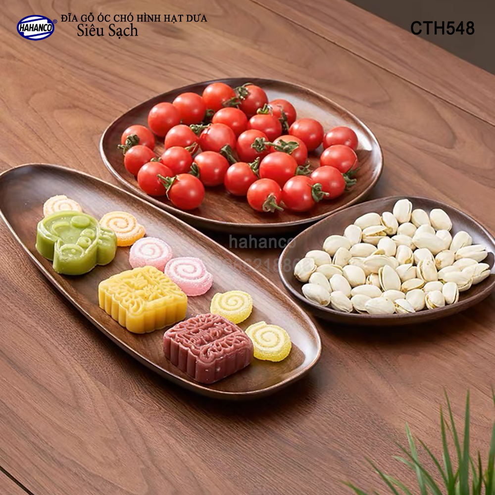 Đĩa Khay Gỗ Óc Chó (Đủ Size & Kiểu Dáng) hàng Xuất Khẩu - đựng đồ ăn/trang trí - đĩa bánh mì/trái cây/ bít tết/ pizza/ phụ kiện chụp ảnh, bày món ăn trong nhà hàng - Sang trọng trên bàn ăn