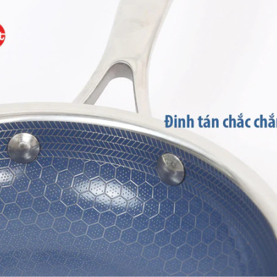 Chảo đa năng iMat Hybrid lòng xanh - Hàng chính hãng