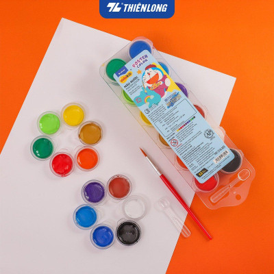 Bộ 12 Màu nước Thiên Long Colokit WACO-C002/DO - Phiên bản Nobita Và Câu Chuyện Thế Giới Trong Tranh 2025