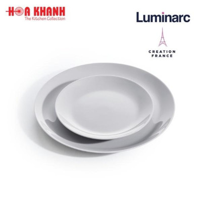 Đĩa Thủy Tinh Luminarc Granit 19cm - bộ 6 đĩa - P0704