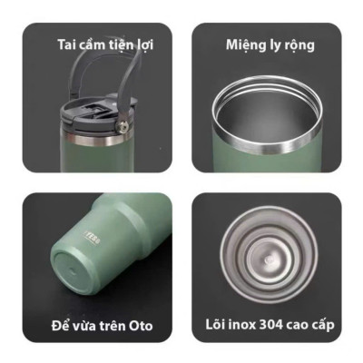Cốc giữ nhiệt TYESO TS-8830 1200ml  bằng thép không gỉ 304 Giữ nhiệt 12 tiếng