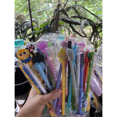 Combo túi  20 cây bút bi thú cho bé ,nhiều màu sắc ,ngộ nghĩnh xinh xắn đáng yêu cho bé lựa chon 