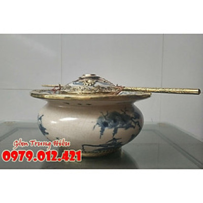 Bát điếu men rạn Bát Tràng