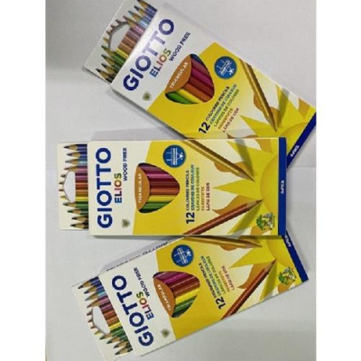 Bút chì màu nhập khẩu Italy GIOTTO Elios Hộp 12 màu 275800