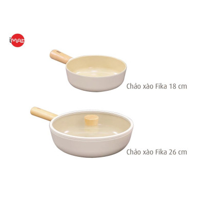 Chảo xào Neoflam Fika chống dính bếp từ kèm vung, sản xuất tại Hàn Quốc