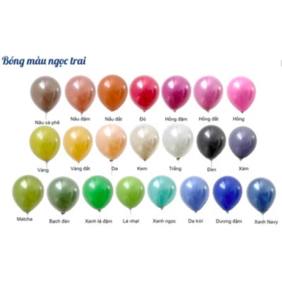 Bóng Màu mới Ngọc Trai As Mới bich 50qua - Màu trang Tri Cực Đẹp