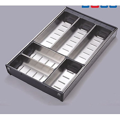 Khay chia thìa dĩa inox Tundo ICT37-A Boss R376*C64*S422 mm