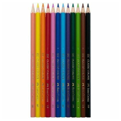 Faber-Castell-115854- Chì Màu Classic Knight - 24 Màu Dài
