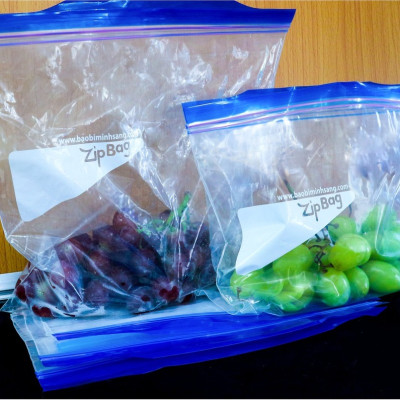 Túi Ziploc Đựng Thực Phẩm Đông Lạnh Cao Cấp Có Thể Tái Sử Dụng Nhiều Lần