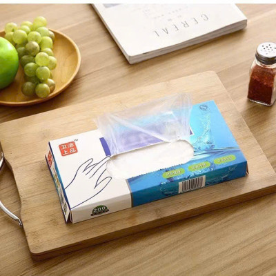 Hộp 200 Găng Tay Nilon Dùng 1 Lần – Siêu Dai, Tiện Lợi, Vệ Sinh An Toàn - HÀNG CHÍNH HÃNG MINIIN