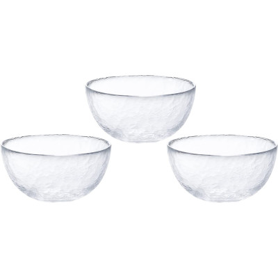 Aderia - Rimlet - Tô salad thuỷ tinh - 12cm - Bộ 3 cái