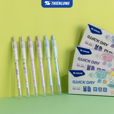 Combo 5/10/20 Bút gel Quick Dry Thiên Long GEL-045