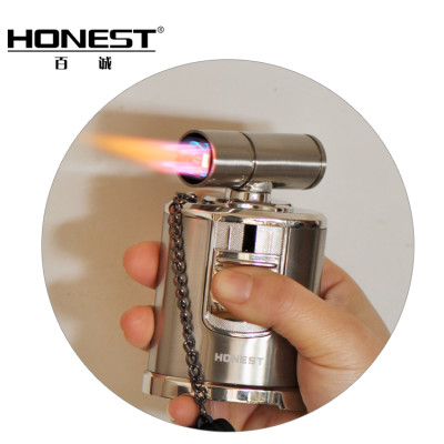 Vỏ Hột Quẹt Bật Lửa Khò gas 4 tia Honest BCZ-346 thiết kế đẹp độc lạ - dùng gas cao cấp ( giao màu ngẫu nhiên )