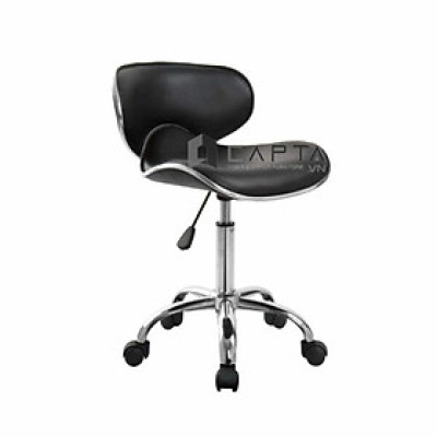 Ghế quầy giao dịch nệm PVC màu đen màu đỏ pen thấp chân xoay nhập khẩu CB2213-2P Nội thất Capta