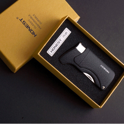 Vỏ Hột Quẹt Bật Lửa khò gas 1 tia kiêm bộ dụng cụ đa năng Honest BCZ241 thiết kế đẹp độc lạ - dùng gas cao cấp ( giao màu ngẫu nhiên )