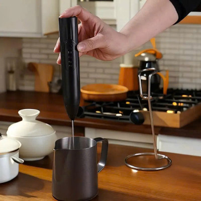 Dụng cụ đánh bọt cà phê cầm tay mini, Máy tạo bọt sữa Chạy Điện Cầm Tay Tiện Lợi