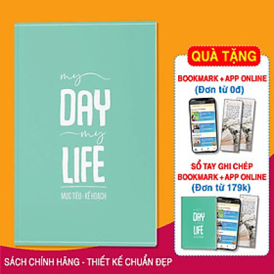 [GIFT] - Sổ tay ghi chép mục tiêu - kế hoạch My Day My Life