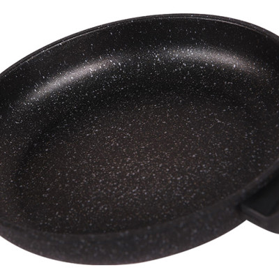 Chảo Siêu Bền Đá Sunhouse SBD28 - Đen (28cm)