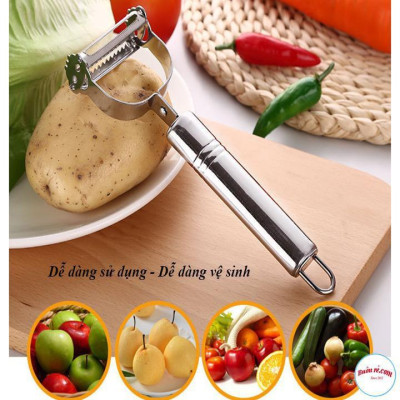 Nạo Rau Củ Quả 2IN1 Bằng Lưỡi Dao Inox