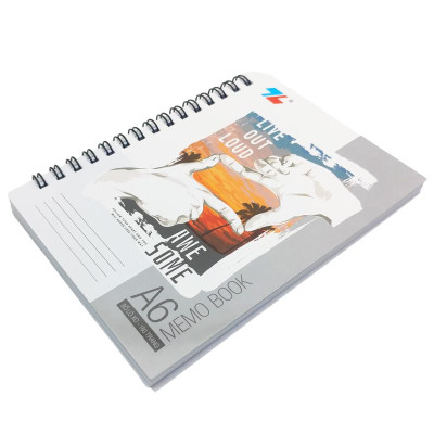 Sổ Lò Xo A6 Kẻ Ngang 160 Trang 70gsm - Thiên Long MB-003