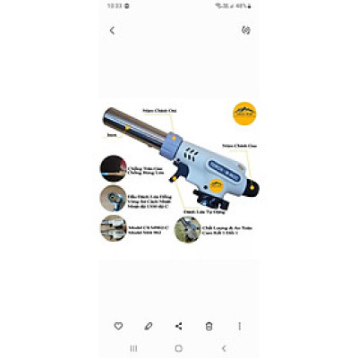 KHÒ GAS  MINI CẦM TAY MASTER TORCH 962