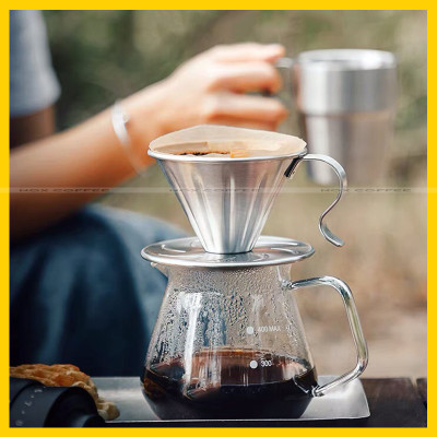 Phễu V60 chất liệu inox (Pour Over)