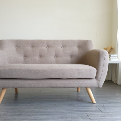 Sofa băng Juno sofa màu kem 138 x 77 x 80 cm 
