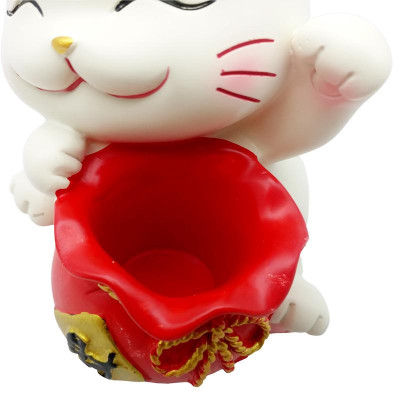Mô Hình Mèo Thần Tài Cắm Bút Trang Trí Tết - WanLongDa SJ-8159