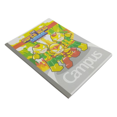 Combo 5 Tập Super Hero School - B5 4 Ô Ly 48 Trang ĐL 80g/m2 - Campus NB-BSHS48 (Mẫu Màu Giao Ngẫu Nhiên)