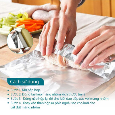 Màng Nhôm TP 45cmx1.5kg (15mic & 18mic) Annapurna - MNTP00004916