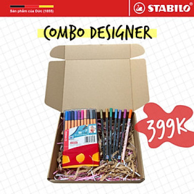 [GIÁ SỐC 399K] Combo DESIGNER 8 món sản phẩm STABILO