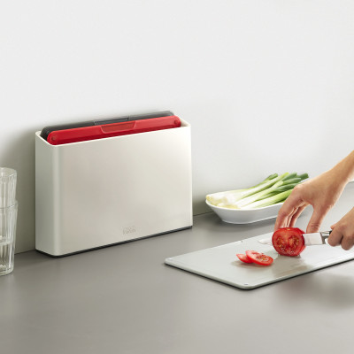 Joseph Joseph - Bộ thớt cao cấp DUO 3-piece Chopping Board Set Grey 001730