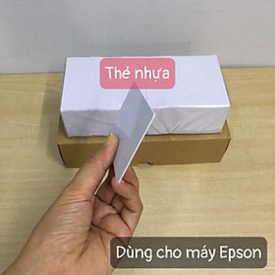 Phôi thẻ nhựa in trên máy in mực nước - Hộp 250 cái