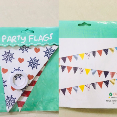 Dây cờ tam giác trang trí sinh nhật- dây treo trang trí