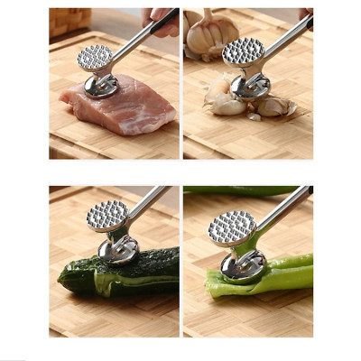 Dụng cụ búa đập thịt bằng Inox siêu bền cao cấp - búa đập thịt cầm đầm tay chắc chắn