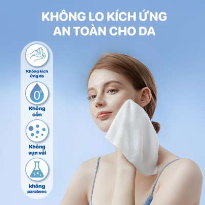 Thùng khăn ướt TopGia ban mai 80tờ mềm mại không mùi không chứa chất bảo quản,không chứa parabens