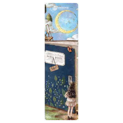 5 Cái Bookmark Kẹp Sách, Dấu Trang Hoạ Tiết Cô Gái Đọc Sách  - SBOOKS