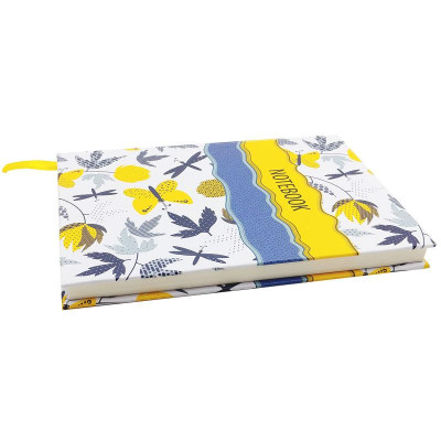 Sổ Bìa Cứng Kẻ Ngang 80gsm Bướm Hoa - The Sun - Mẫu 2