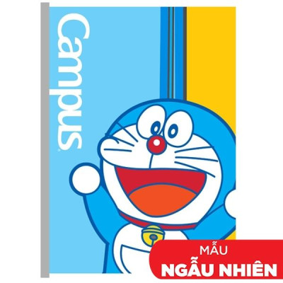 Combo 5 Tập Doraemon Smile - B5 Kẻ Ngang Có Chấm 120 Trang ĐL 70g/m2 - Campus NB-BDSM120 (Mẫu Màu Giao Ngẫu Nhiên)