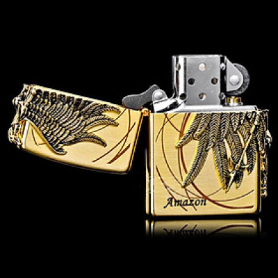 Vỏ Hột Quẹt Bật Lửa Xăng Đá Zorro Z8516 Hình Nữ Thần Amazon Cao Cấp