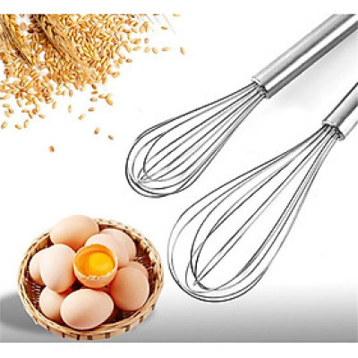 Dụng cụ đánh trứng inox Echo Whipper 250mm - Hàng nội địa Nhật Bản nhập khẩu chính hãng