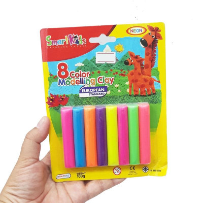 Sáp Nặn Học Tập 8 Màu Neon SMARTKIDS SK-BL8N