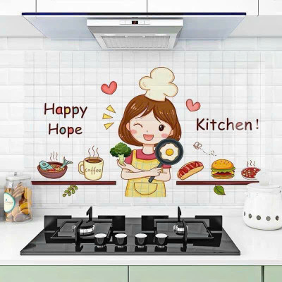 Giấy Dán Tường Cách Nhiệt, Chống Dầu Mỡ Dành Cho Bếp, Decal 3D Họa Tiết - Hàng Chính Hãng MINIIN