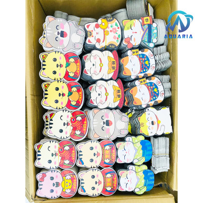 Combo 5 Bao Lì Xì Chibi Mèo 36 Sắc Thái 4D Phản Quang Cầu May Mắn Quý Mão 2023 Quà Tặng Đáng Yêu (Được Chọn Mẫu)