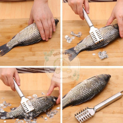 Dụng cụ đánh vẩy cá tiện lợi dễ sử dụng - HENRYSA